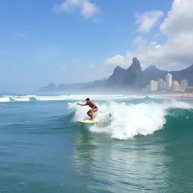 cidade do mundo com três etapas do Mundial de Surf