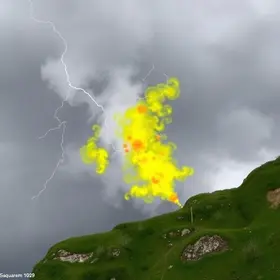 alerta amarelo de tempestade