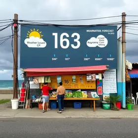 previsão do tempo para Jaconé