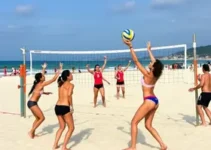 intercâmbio de vôlei de praia