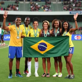 Campeões brasileiros em Saquarema