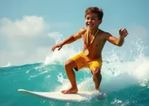 Herdeiro de Pedro Scooby conquista o 1º ouro no surfe