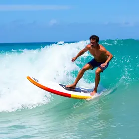 mundial de surfe de joelho